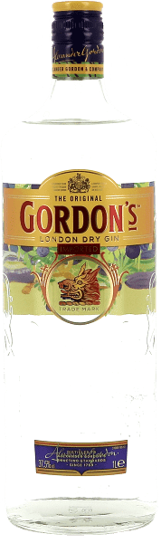 GORDON'S LONDON DRY GIN 37,5° 1L