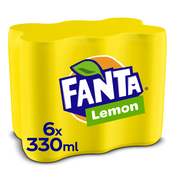 FANTA LEMON CANS 6X33CL