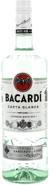 BACARDI "CARTA BLANCA" 37,5° 1L