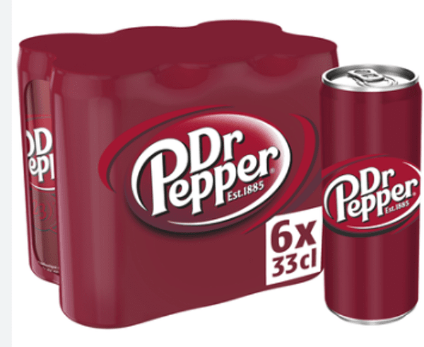 DR. PEPPER CANS 6x33cl