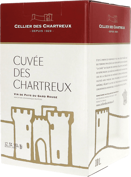 IGP GARD CELLIER DES CHARTREUX ROUGE BIB 10L