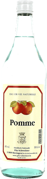 EAU DE VIE POMME PITZ-SCHWEITZER 40° 70cl