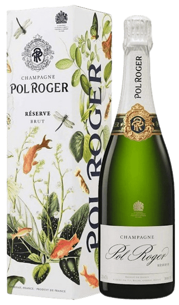 CHAMPAGNE POL ROGER BRUT RESERVE EN ETUI 75cl