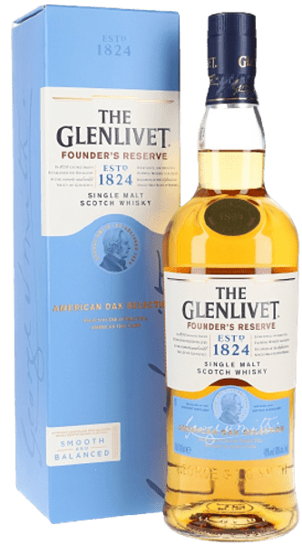 WHISKY GLENLIVET FOUNDER RESERVE SINGLE MALT 40° 70CL