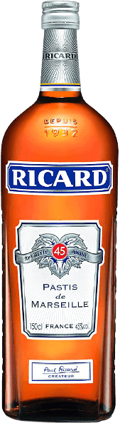 RICARD PASTIS DE MARSEILLE 45° 1.5L
