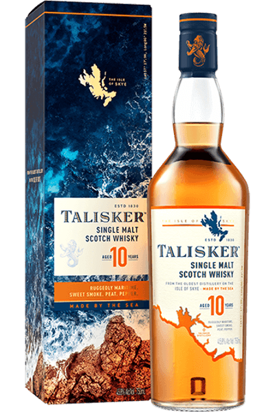 TALISKER WHISKY 10 ANS 45,8° 70cl