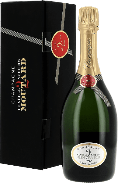 MOUTARD BRUT NATURE "CUVÉE LES 2 SOEURS" EN ÉTUI 75CL