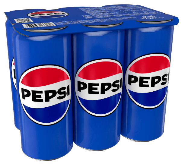 PEPSI COLA REGULAR SLIM CANS 6X33CL