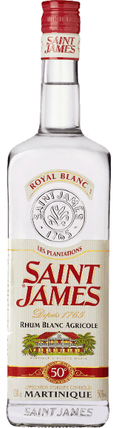 SAINT-JAMES RHUM BLANC AGRICOLE 40° 70cl