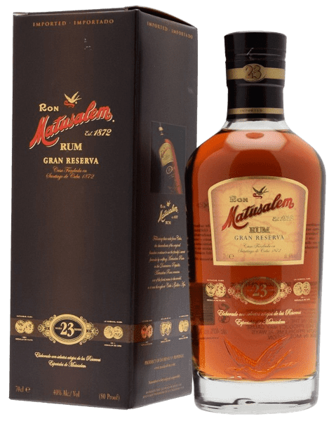 MATUSALEM 23 ANS "GRAN RESERVA" RÉPUBLIQUE DOMINICAINE 40° 70CL