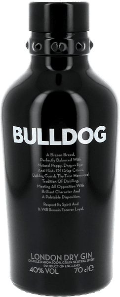 BULLDOG LONDON DRY GIN 40° 70CL