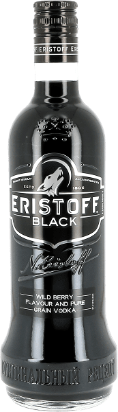ERISTOFF BLACK VODKA 18°  70CL