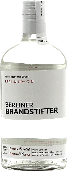 BERLINER BRANDSTIFTER DRY GIN 43.3°
