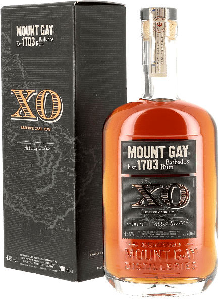 MOUNT GAY 1703 "X.O. RESERVE CASK" BARBADES 43°  70CL