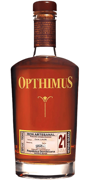 OPTHIMUS 21 SOLERA SISTEMA RÉPUBLIQUE DOMINICAINE 38° 70CL