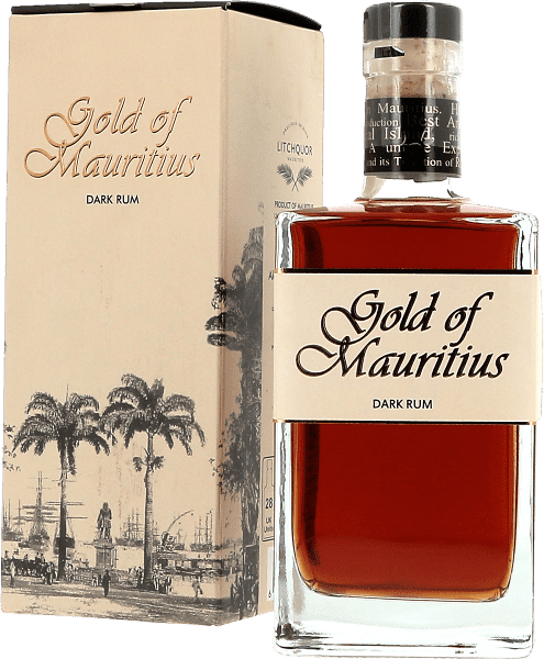 GOLD OF MAURITIUS "DARK RUM" ILE MAURICE 40° 70CL