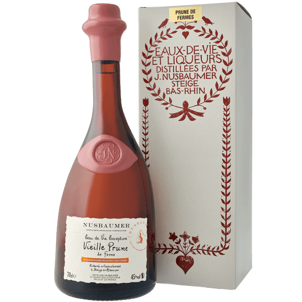 EAU-DE-VIE VIEILLE PRUNE DE FERMES  NUSBAUMER 45° 70CL