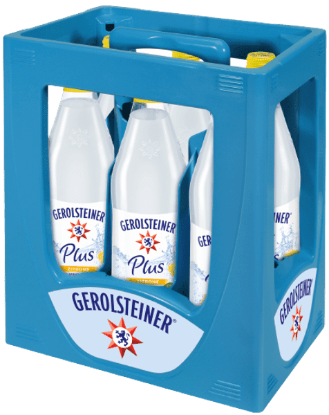 GEROLSTEINER SPRUDEL+ZITRONE VC 6X75CL