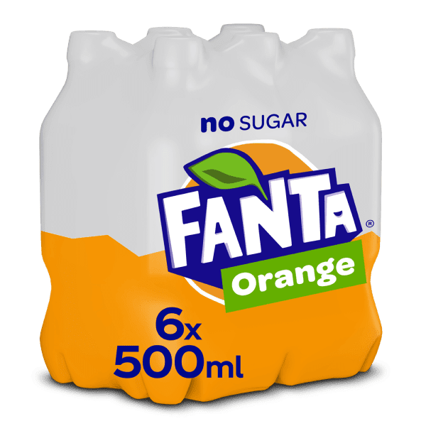 FANTA ZERO ORANGE PET 6X50CL