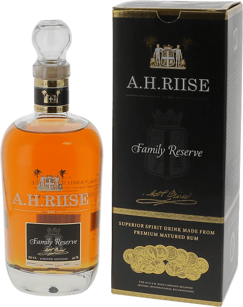 A.H.RIISE "FAMILY RESERVE SOLERA" ÎLES VIERGES 42° 70cl