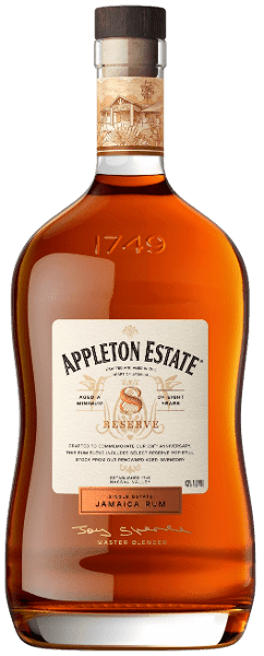 APPLETON ESTATE 8 ANS RÉSERVE 43°  JAMAÏQUE 70CL
