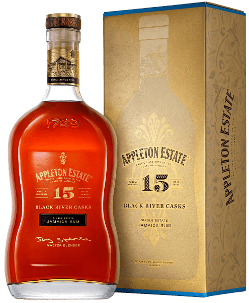 APPLETON ESTATE 15 ANS BLACK RIVER CASKS 43°  JAMAÏQUE 70CL