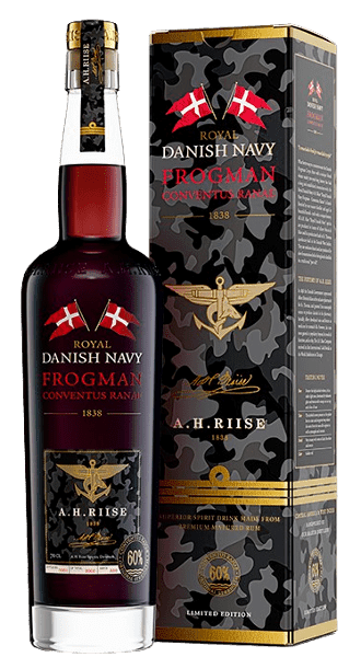 RHUM A.H.RIISE "ROYAL DANISH NAVY FROGMAN" ÎLES VIERGES 60° 70cl