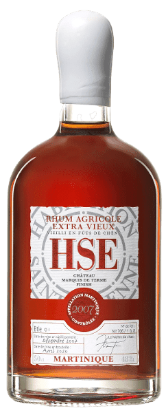 HSE "CHÂTEAU MARQUIS DE TERME FINISH" 2007 MARTINIQUE 48° 50CL