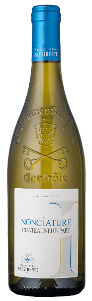 COLLECTION NONCIATURE CHÂTEAUNEUF-DU-PAPE DOMAINE DE LA PRÉSIDENTE 2021 BLANC