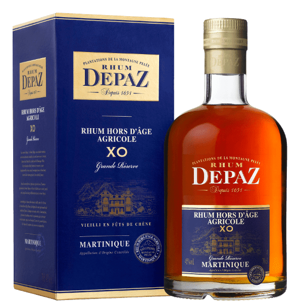 DEPAZ X.O. GRANDE RÉSERVE MARTINIQUE 45° 70CL
