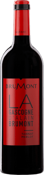 TANNAT ET MERLOT CÔTES DE GASCOGNE ALAIN BRUMONT 2021 ROUGE