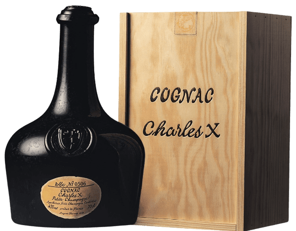 COGNAC X.O. "CHARLES X" EN CARAFE 43° GUY LHERAUD