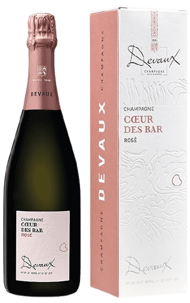 DEVAUX BRUT ROSÉ "COEUR DES BAR" EN ÉTUI 75CL