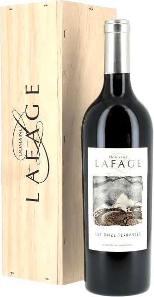 LES ONZE TERRASSES COTES DU ROUSSILLON DOMAINE LAFAGE 2018 ROUGE