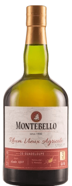 MONTEBELLO 3 ANS GUADELOUPE 42° 70CL