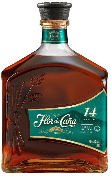 FLOR DE CANA 14 ANS STRAIGHT BOURBON 43°  70CL