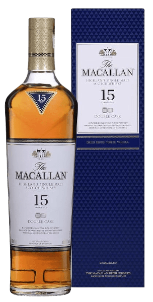 WHISKY MACALLAN DOUBLE CASK 15 ANS HIGHLANDS 43° 70cl