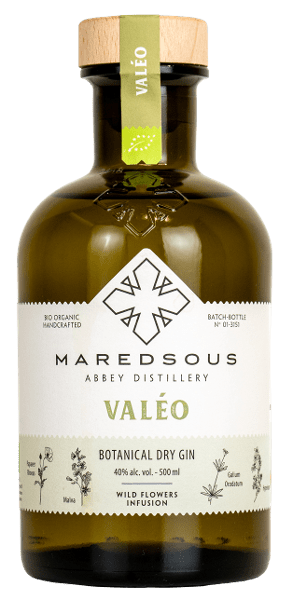 ABBAYE DE MAREDSOUS VALÉO BIO GIN 40° 50CL