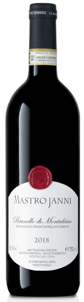 BRUNELLO DI MONTALCINO MASTROJANNI 2018 ROUGE
