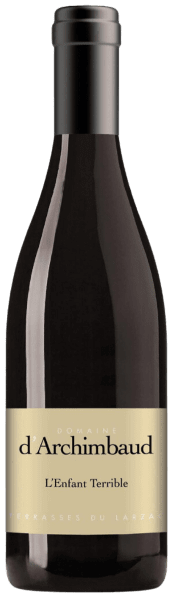 L'ENFANT TERRIBLE TERASSES DU LARZAC DOMAINE D'ARCHIMBAUD BIO 2021 ROUGE