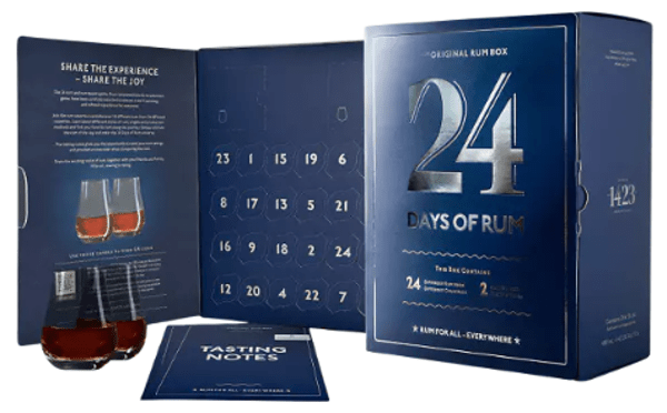 COFFRET 1423 "CALENDRIER DE L'AVENT BLUE EDITION" 42.5° 24X2CL