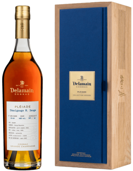 COGNAC DELAMAIN PLÉAIDE TÉMOIGNAGE M.DAUGE 46° 70cl