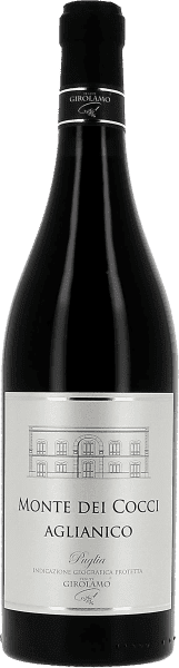 MONTEI DEI COCCI AGLIANICO IGT PUGLIA TENUTE GIROLAMO 2021 ROUGE