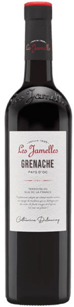 GRENACHE ROUGE IGP PAYS D'OC LES JAMELLES 2022 ROUGE