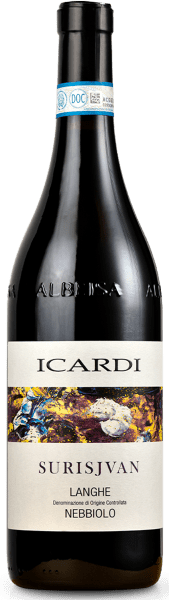 SURISJVAN NEBBIOLO LANGHE DOC ICARDI BIO 2022 ROUGE