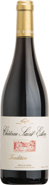 TRADITION CÔTES DU RHÔNE CHÂTEAU SAINT-ESTEVE D'UCHAUX BIO 2021 ROUGE
