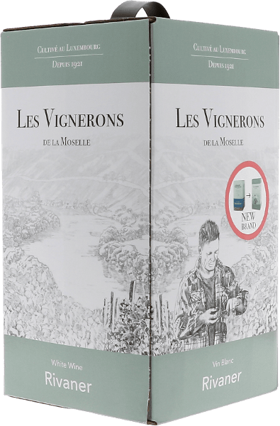 RIVANER DOMAINES VINSMOSELLE BLANC BIB 3L
