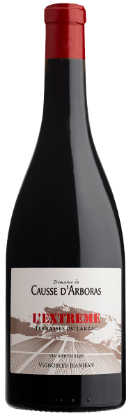 L'EXTREME TERASSES DU LARZAC DOMAINE DU CAUSSE D'ARBORAS VIGNOBLES JEANJEAN BIO 2021 ROUGE