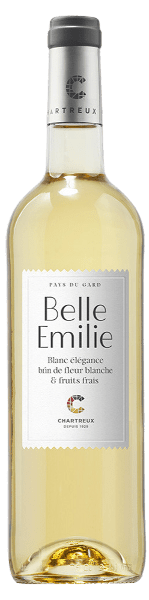 BELLE EMILIE IGP GARD CELLIER DES CHARTREUX 2025 BLANC